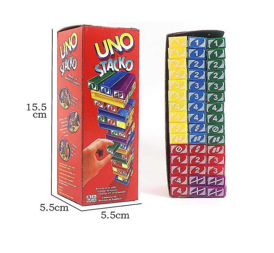 MINI JENGA UNO STACKO | Блокчета УНО за строене. Eдна невероятна игра