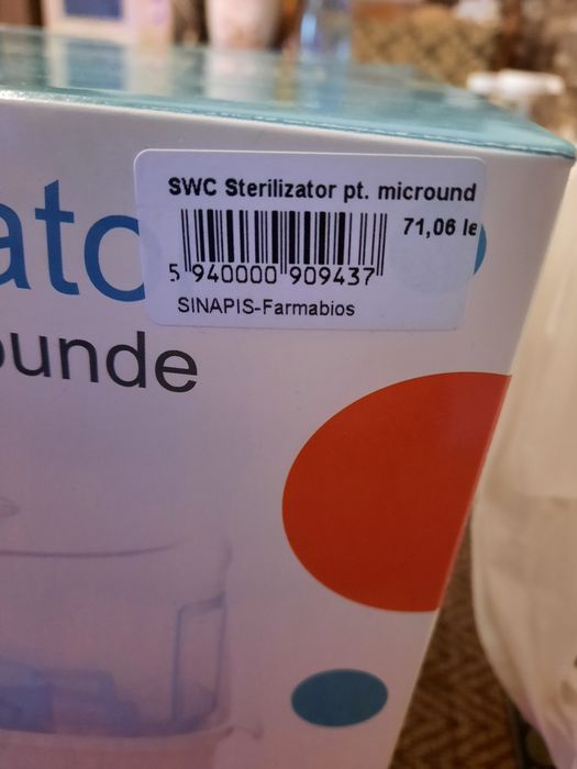 Sterilizator biberoane pentru microunde Sun Wave