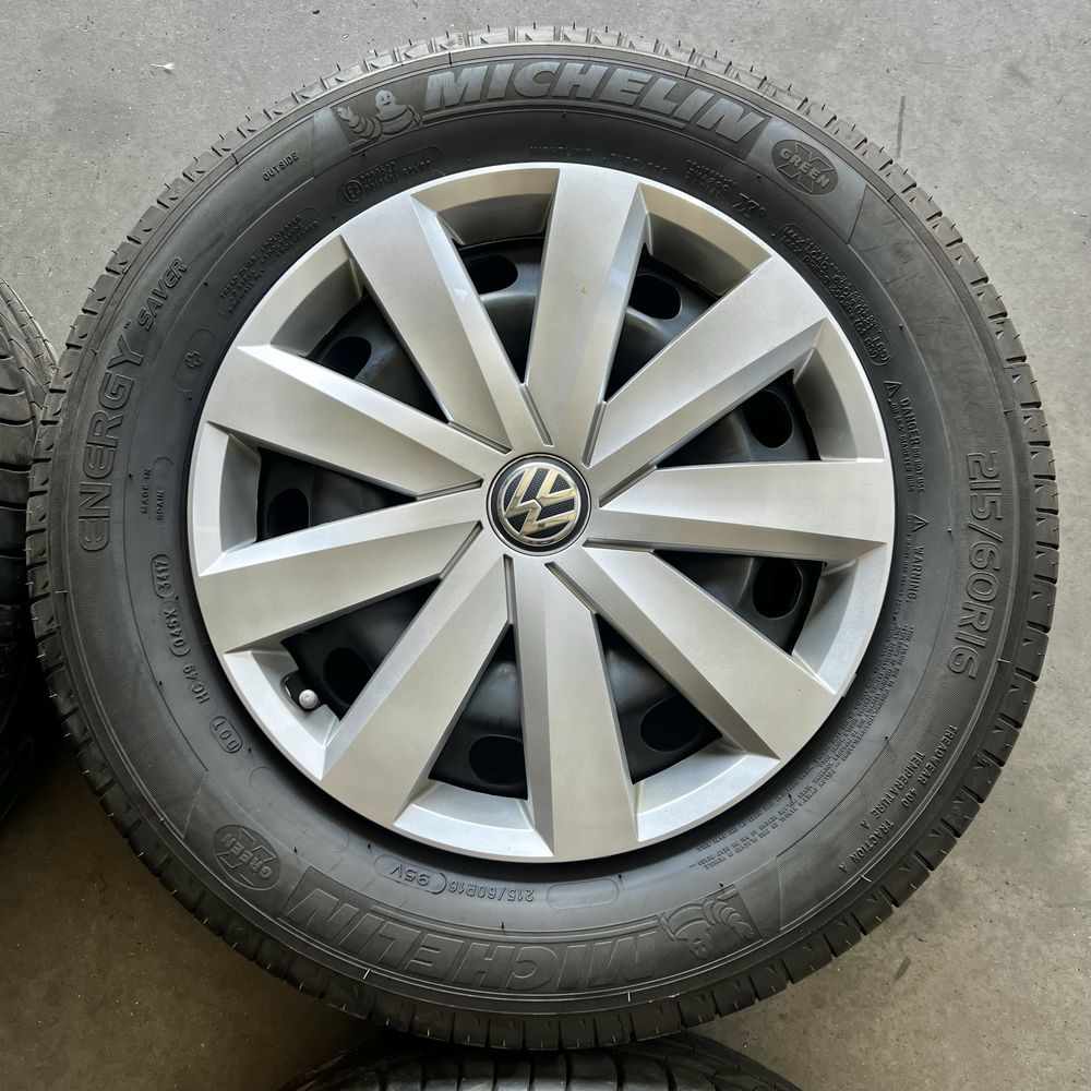 Roti de vara VW 16" / 5x112 / Jante tabla + anvelope