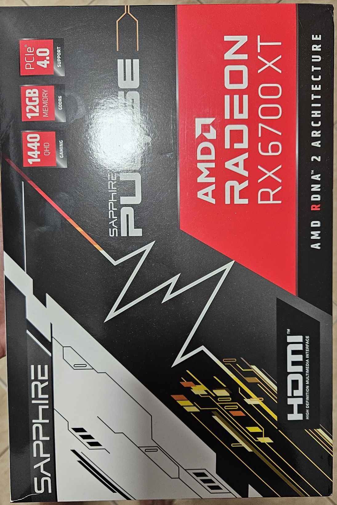 Placa video SAPPHIRE PULSE AMD Radeon RX 6700 XT, 12GB GDDR6, 192bit