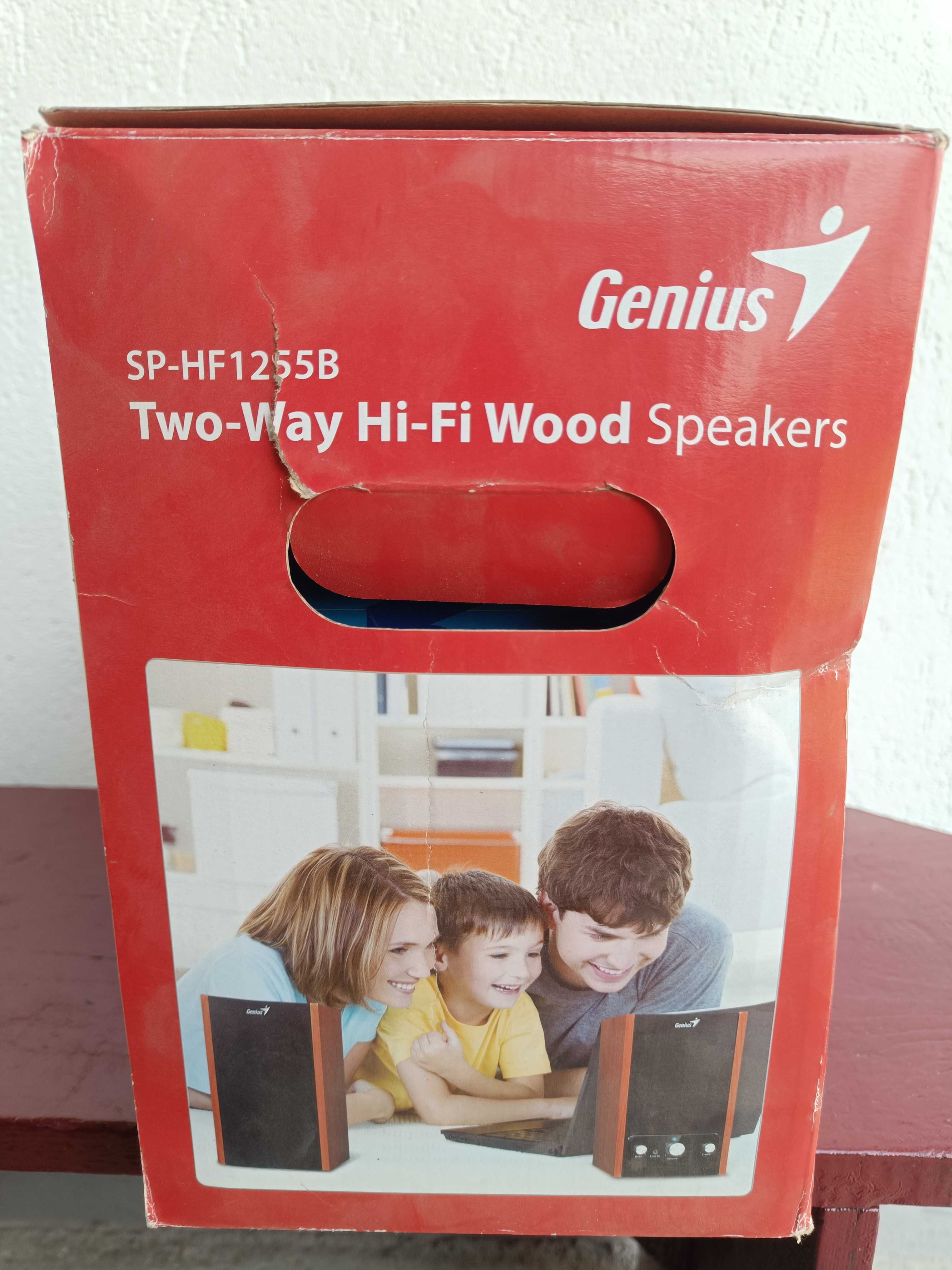 Boxe 2.0 Genius SP-HF1255B, 40W RMS, Wood