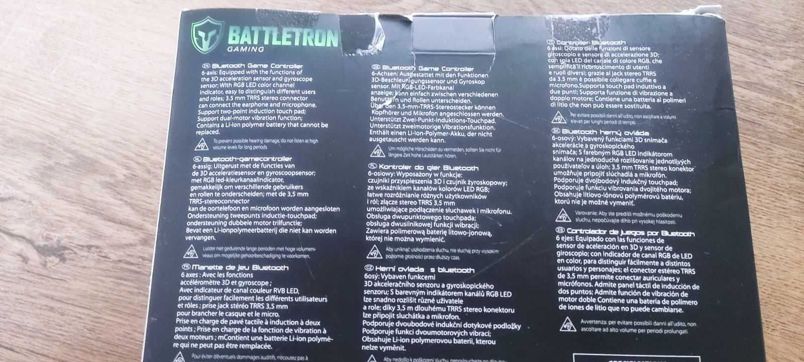 Bluetooth controller BATTLETRON for PS4