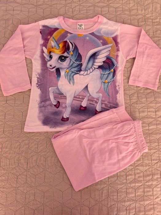 Нови български пижами момиче 110, 116 и 122