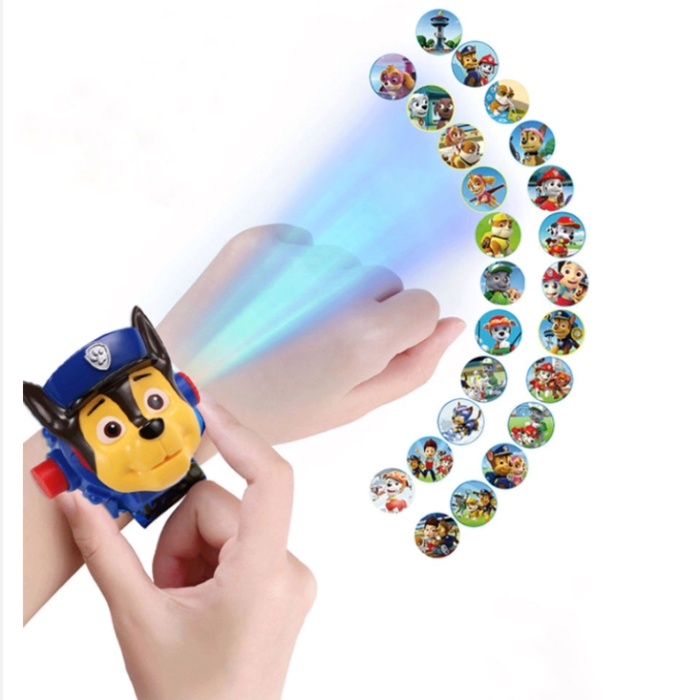 Детски часовник и проектор със слайдове Пес Патрул / Paw patr