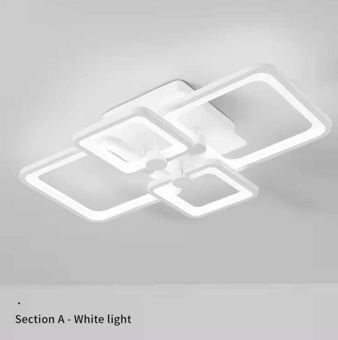 Стилен плафон за осветленеи на хол, спалня и коридор с дистанционно