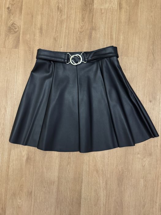 Юбка S размер Велюр Кожа