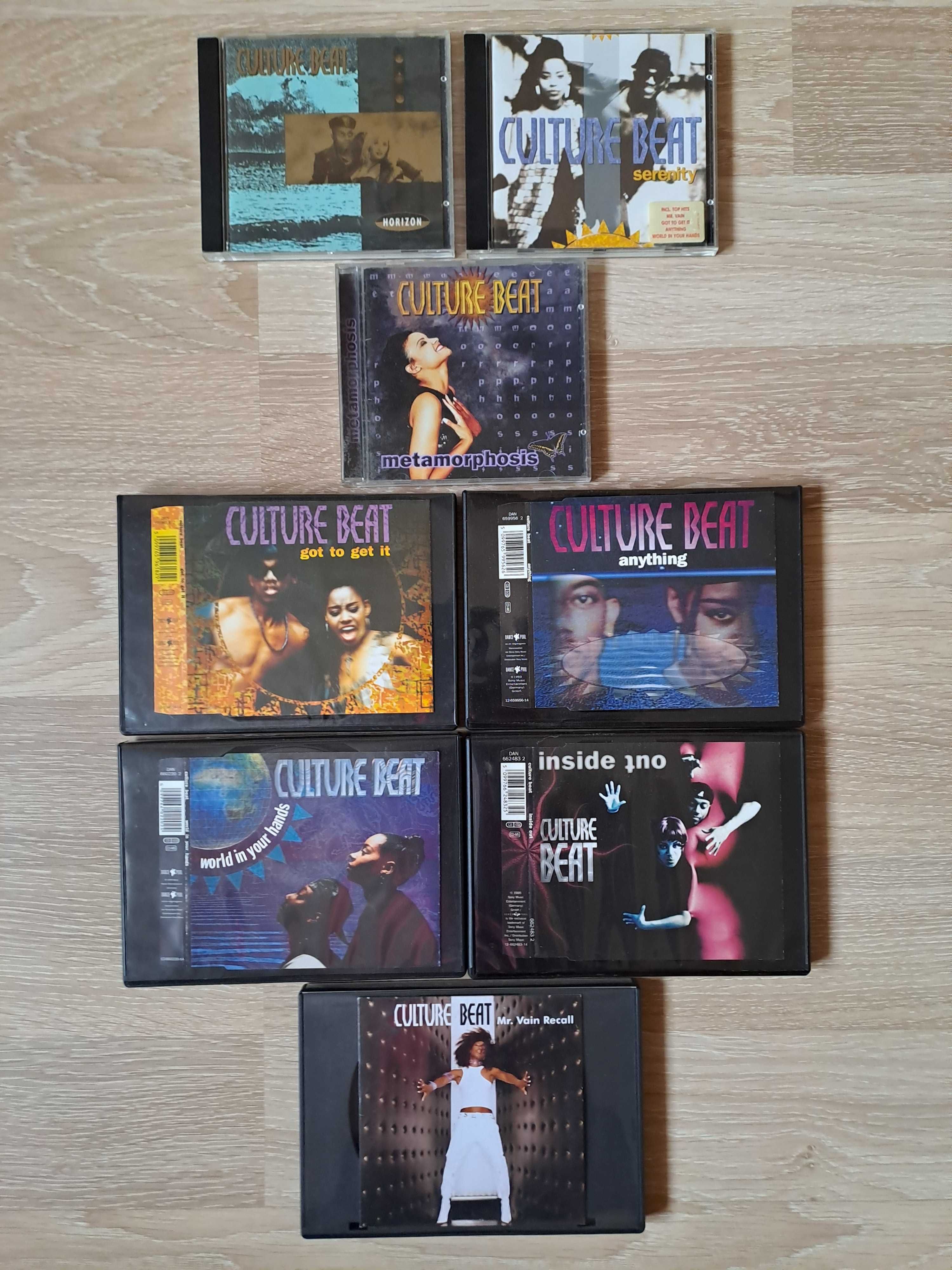 Colectie 8 CD+CD Maxi originale Culture Beat - albume si CD Maxi