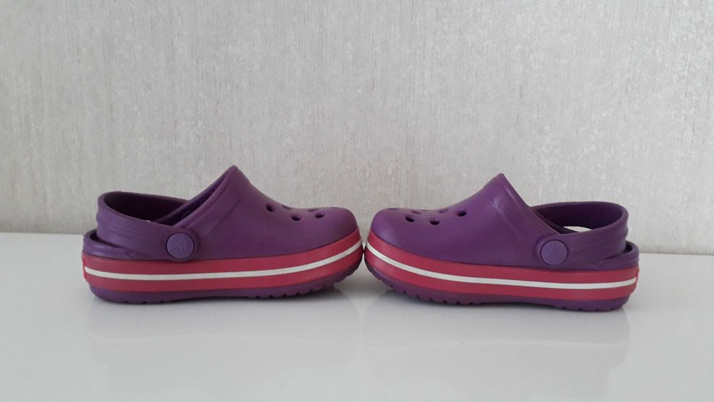 papuci copii/fetite crocs crocband c4-5 impecabili