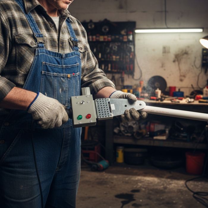 Професионална лепачка за PPR тръби 900W с регулируема температура (50–