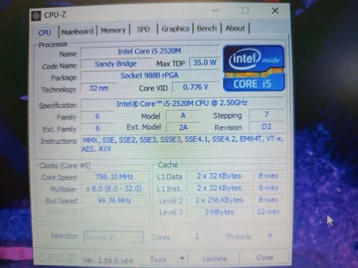 Laptop HP ProBook 6460b Intel i5-2520M 2,50Ghz | 8Gb RAM| 500Gb hdd