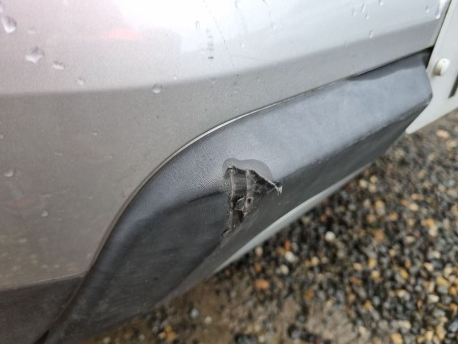 Bara fata Dacia Duster 2010 - 2013 ARGINTIU (1148) model fara spalatoare far