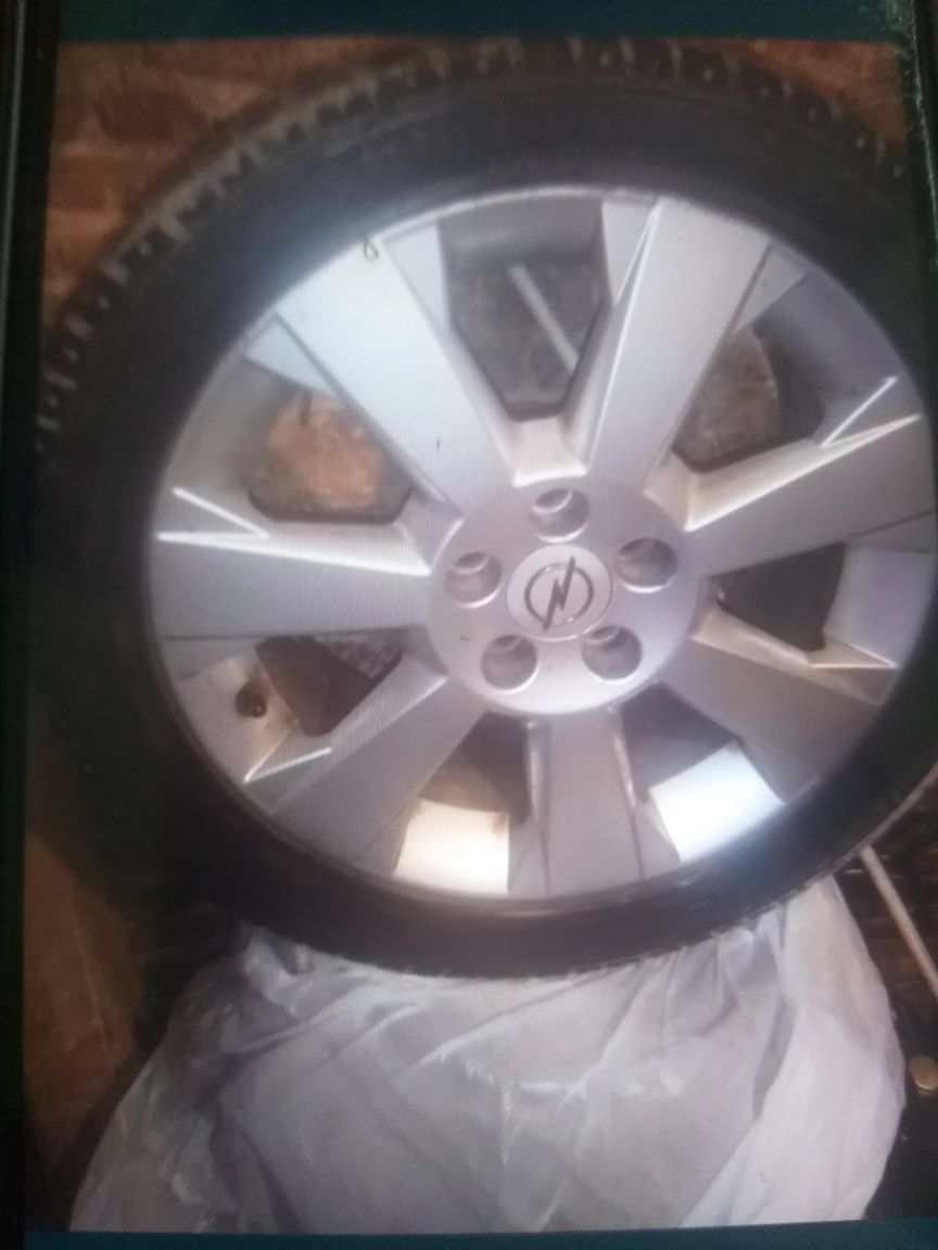 Jante opel 17" 5x110 235/45/17 Continental