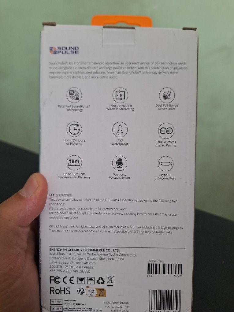 Tronsmart trip original kalonka
