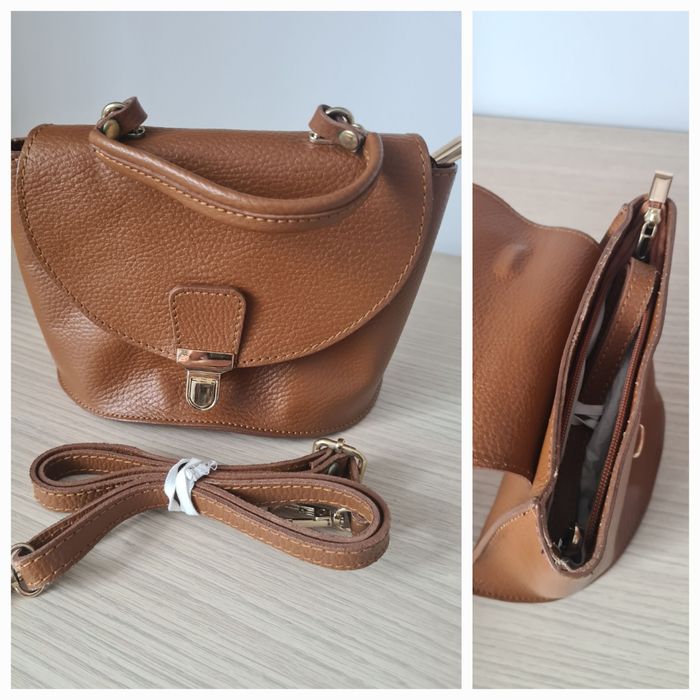 Genti și rucsac  piele naturala