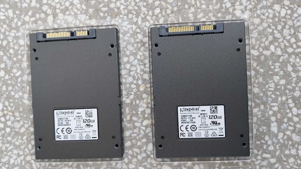 2х 120GB SSD Kingston A400 вътрешен диск