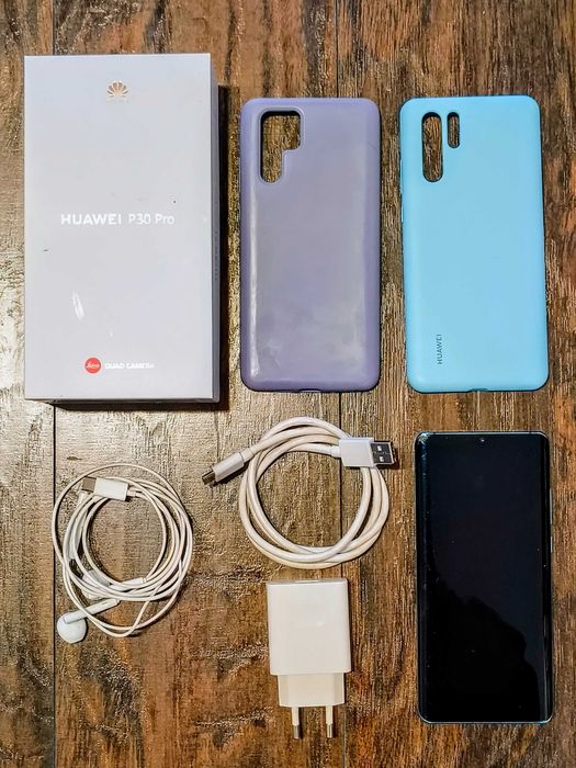 Telefon HUAWEI P30 Pro, 128GB, 6GB RAM, Dual SIM, Aurora Blue
