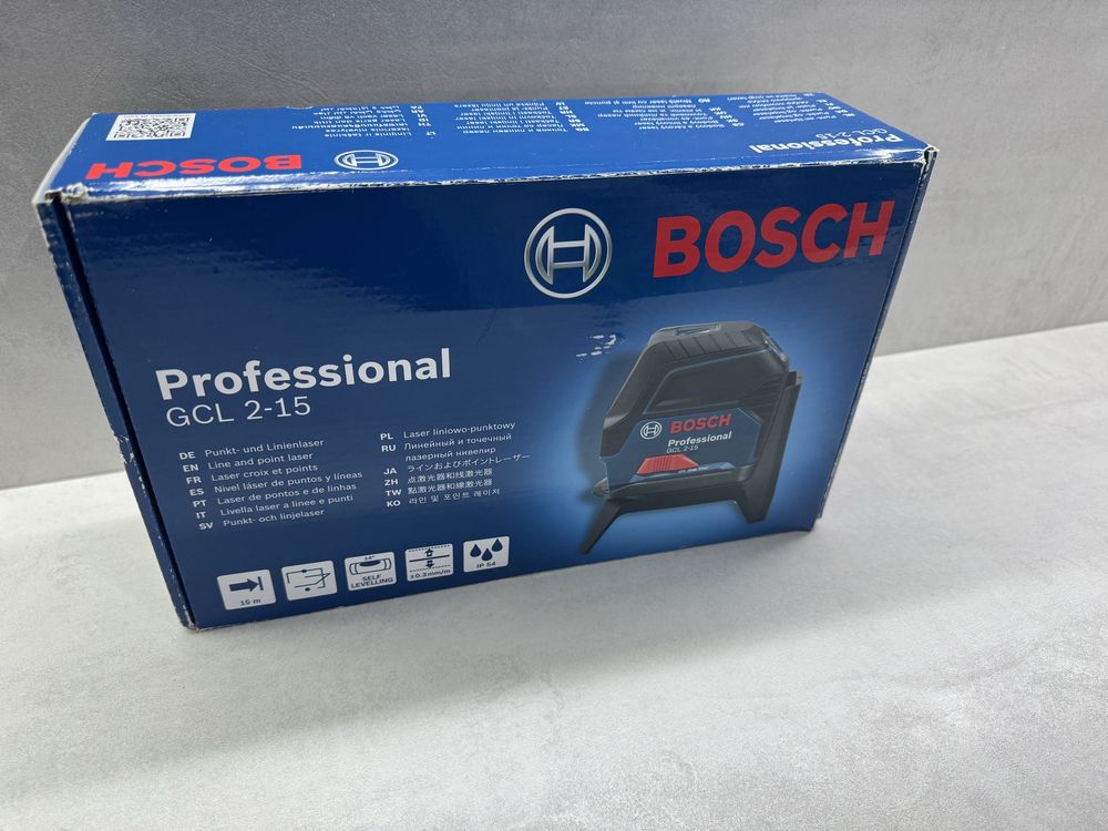 Линеен лазерен нивелир Bosch GCL 2-15