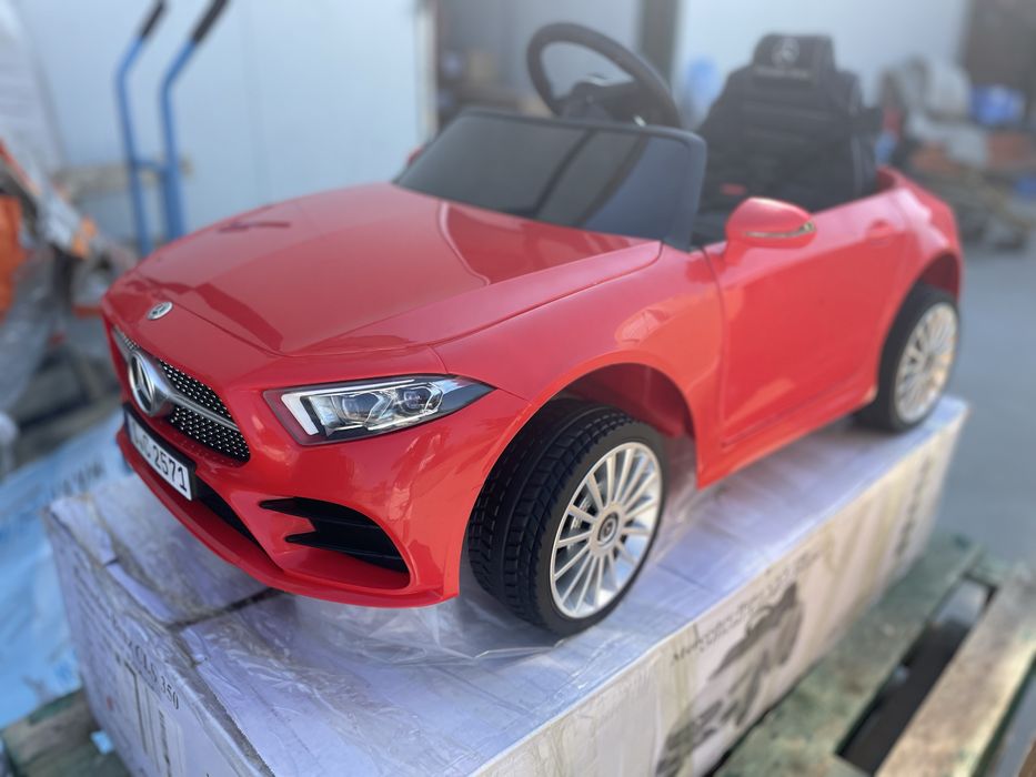 Masinuta electrica 12V cu telecomanda si roti EVA Mercedes CLS350 Red