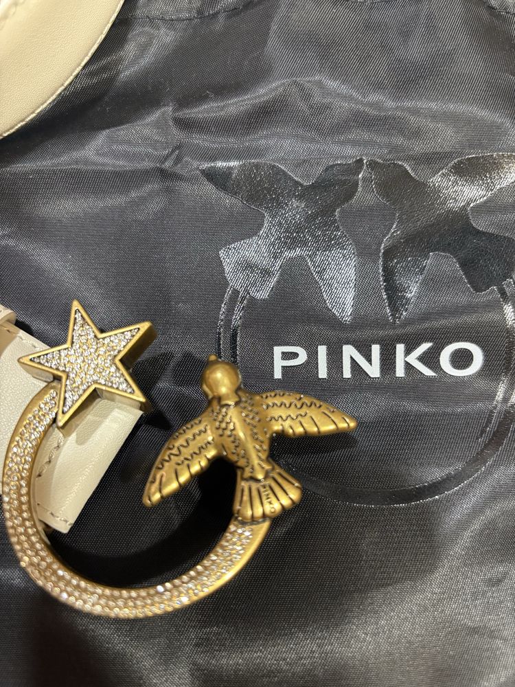 ОРИГИНАЛЕН!! Limited edition Колан Pinko с камъни