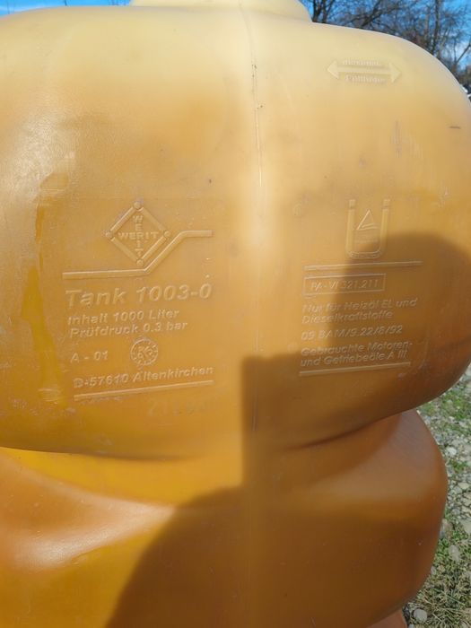 Bazin combustibil 1000L