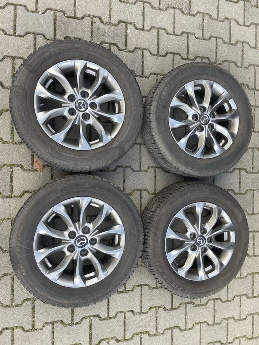 Jante originale Mazda CX-3, 5x114.3 + anvelope iarna 215/60R16