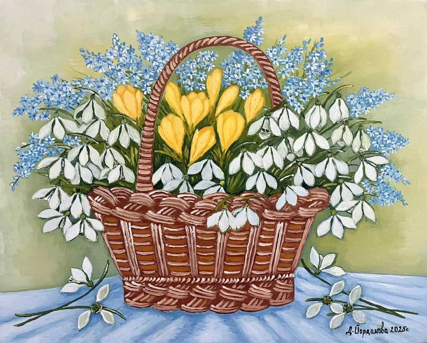 Авторски картини с маслени бои.