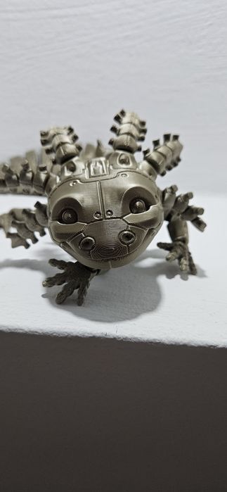 Jucarie 3d flexibila Robot Axolotl
