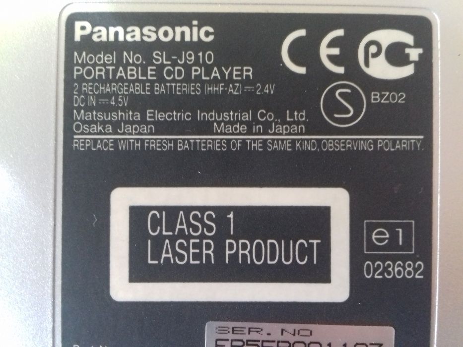 Стереосистема Panasonic SL-J910 настольная с CD плеером.Пр-во: Япония