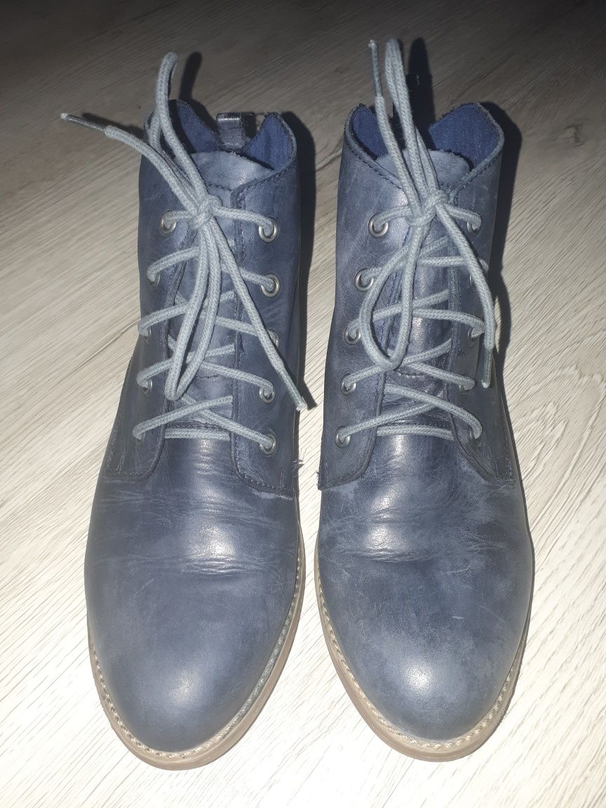 Botine (ghete) masura 38, din piele, marca Tamaris