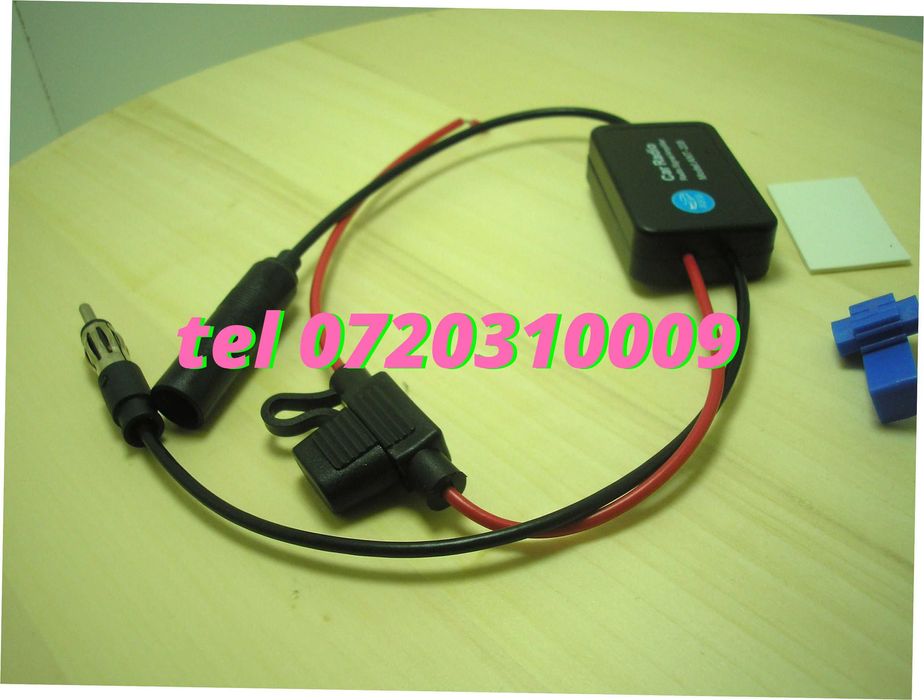 Amplificator Semnal Antena Radio Fm Am Cu Mufa Universala Pentru Navi