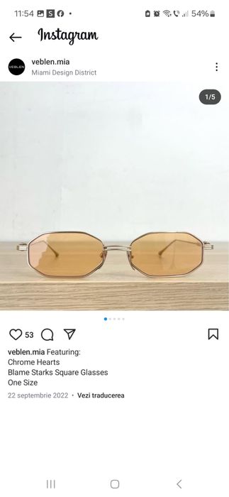 Ochelari de soare chrome hearts blame starks