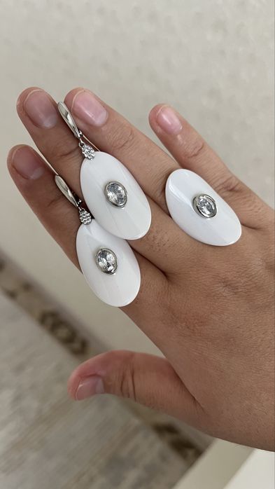 Набор бежутерия серебро