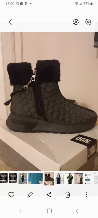 Полусапожки женские.  Производство Турция.  Размер 39. Очень стильные