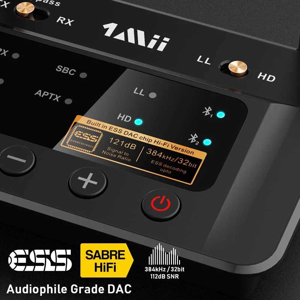 Transmitator/receptor audio Bluetooth 5.0, 1Mii B03 antena duala