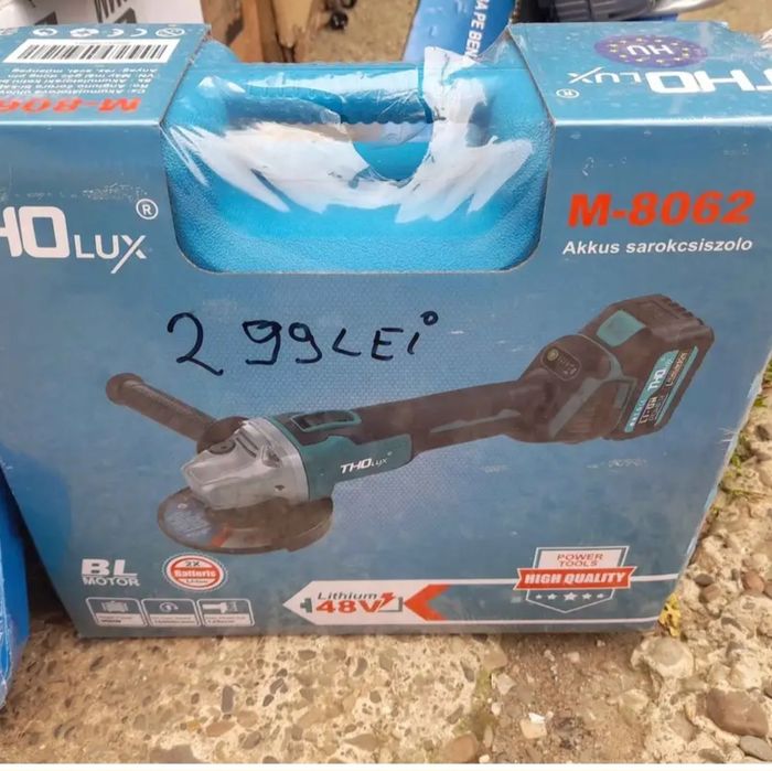 Flex pe baterii cu 2 acumulatori  si încărcător Nou