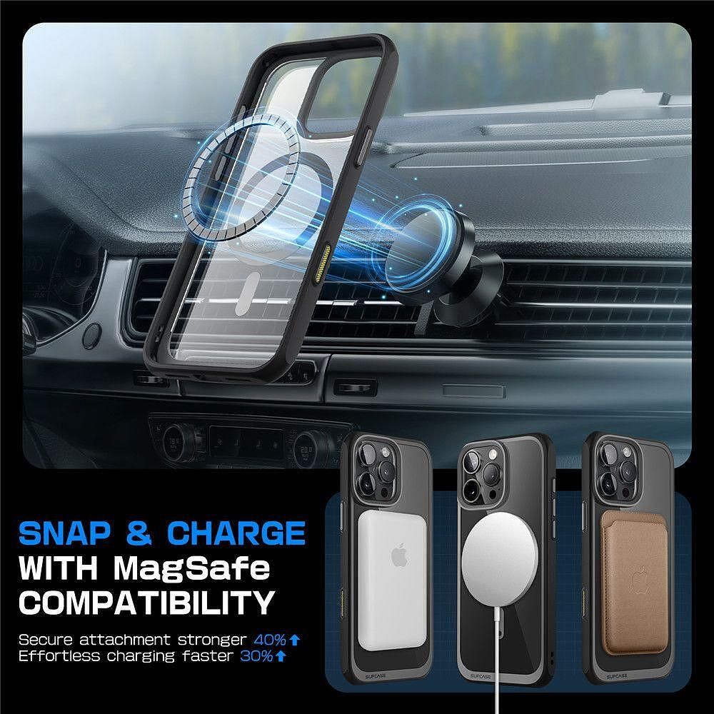 Кейс supcase ub mag magsafe за iphone 16 pro max - черен