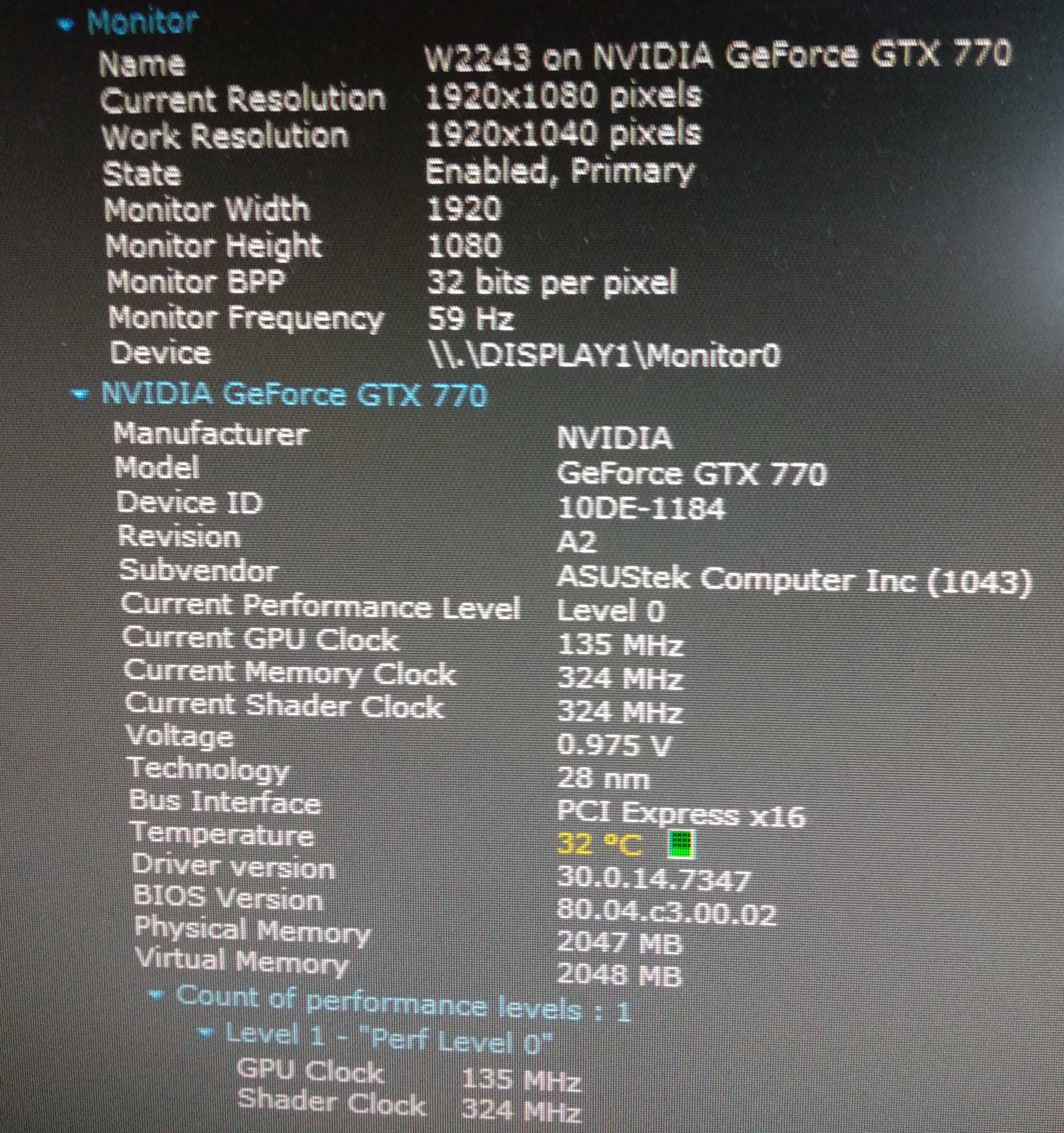 Placă video Asus nVIDIA GTX770 DirectCU II 2GB GDDR5 256 bit