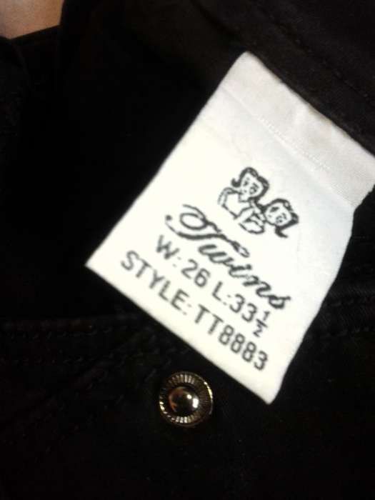 Pantaloni culoare negru intens Noi