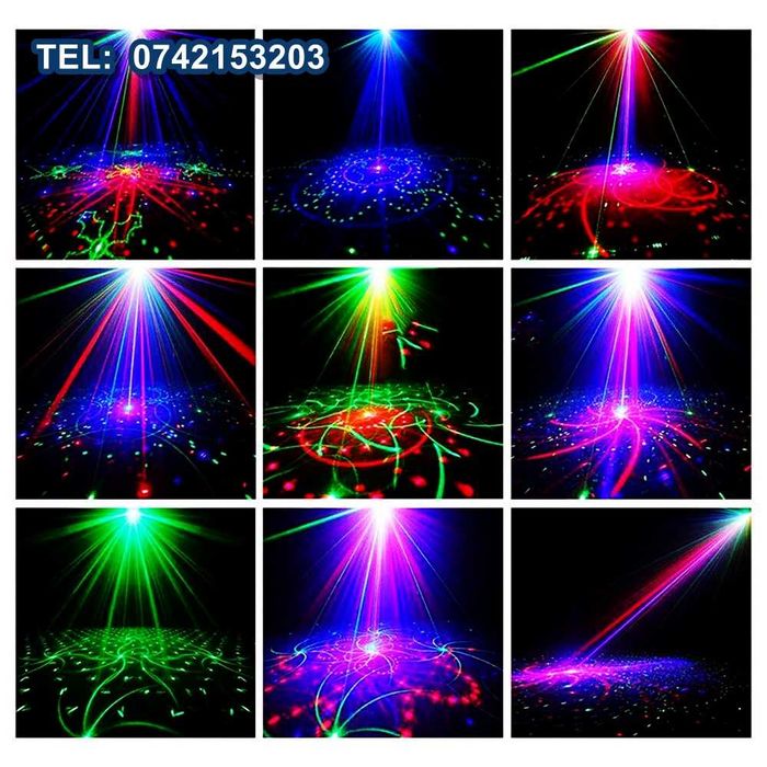 LASER  Dj Party Topolino UV RGB