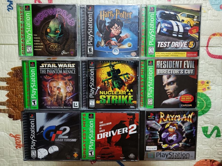 Ps1 игры на дисках лицензионные ntsc/u