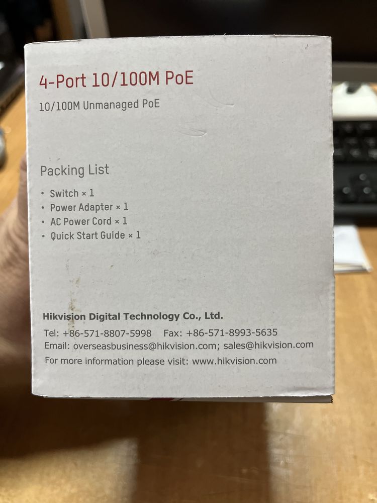PoE Switcch 4 port