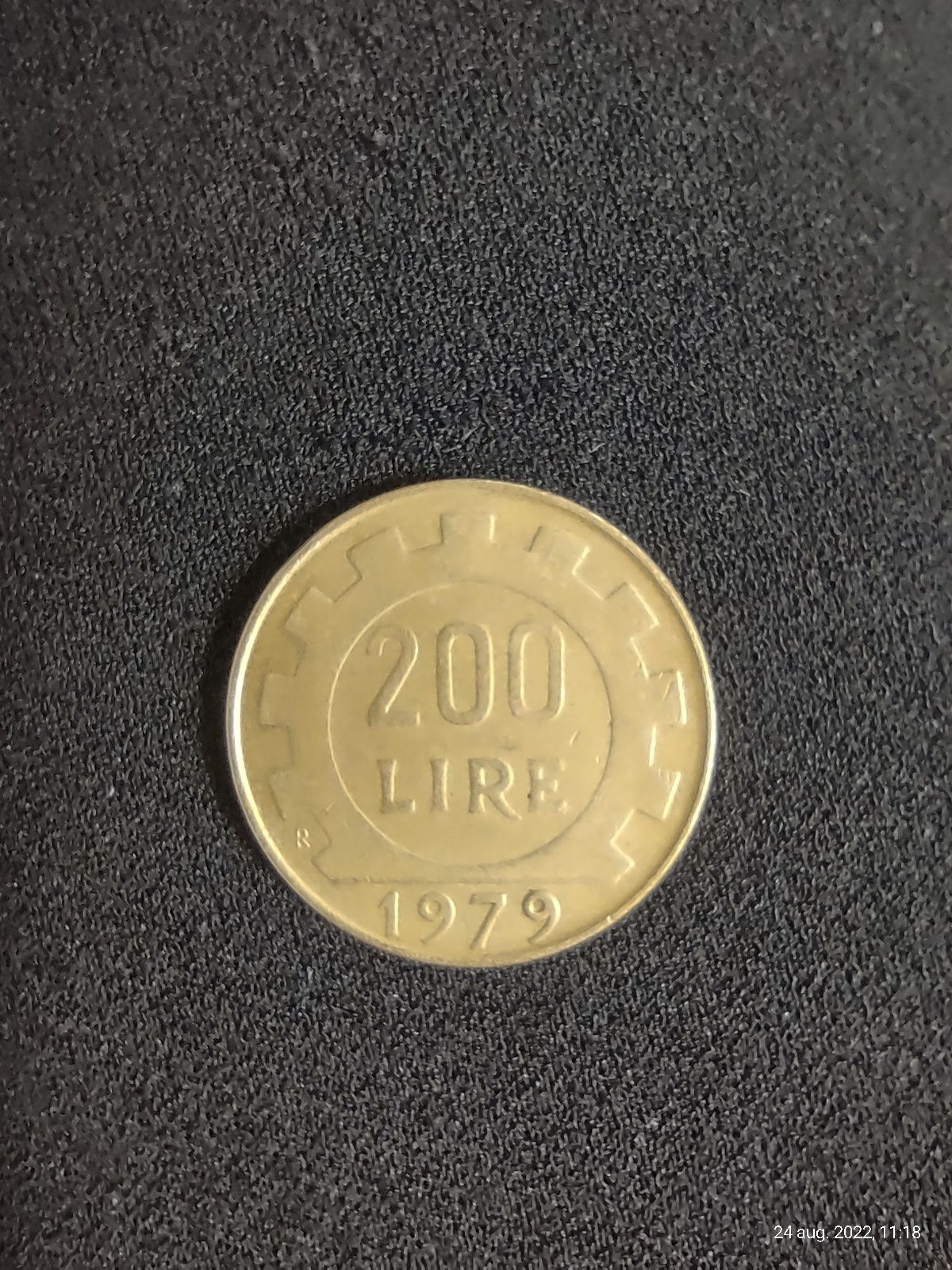 Moneda colecție 200 lire 1979