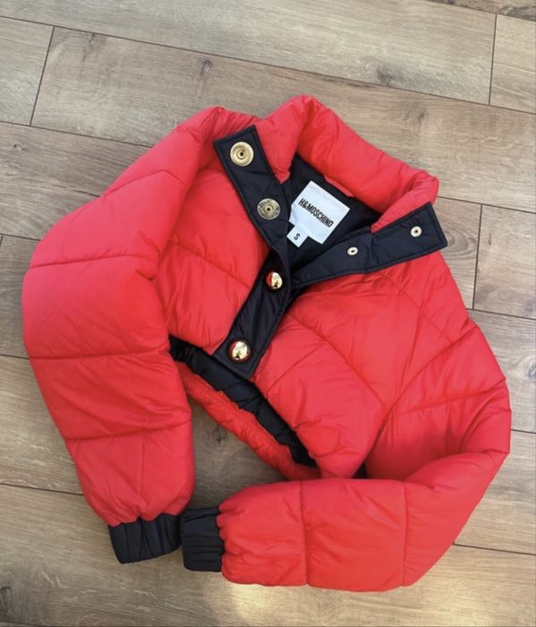 Geaca Moschino crop top originala