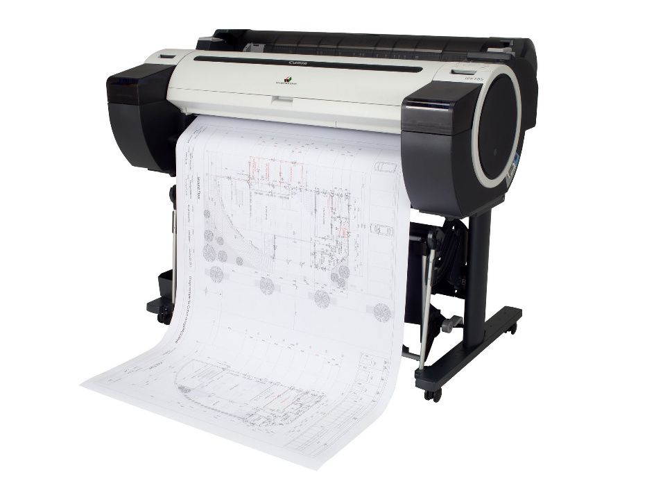 Центр печати Autocad. Печать на рулонной бумаге