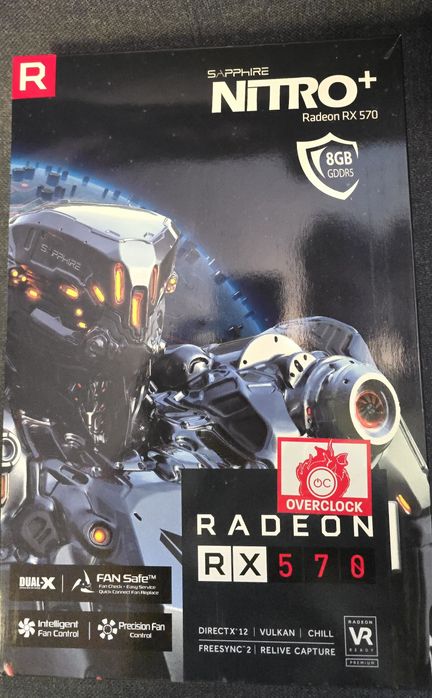 Ati Rx 570 8gb Sapphire Nitro Plus GARANTIE placa video