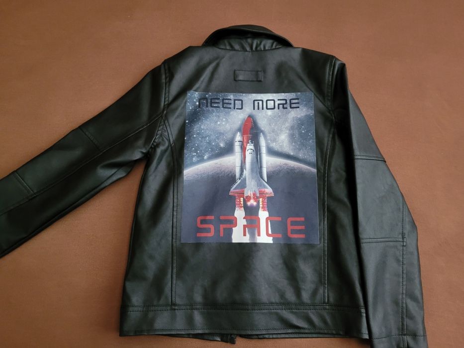 Детско кожено яке  7/8 години Ново