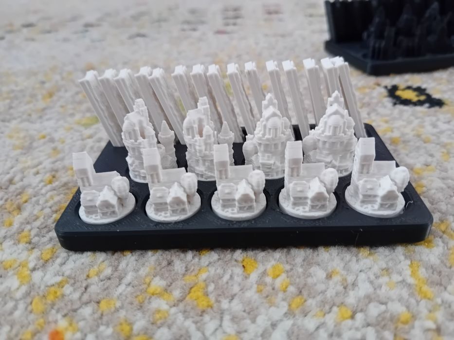 Set 4 suporturi piese pentru Catan