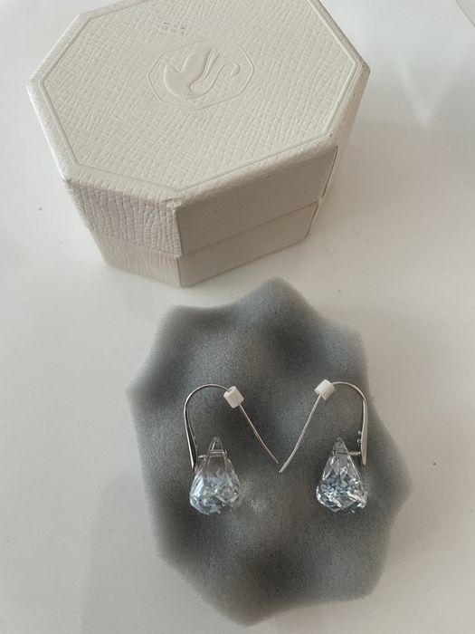 Оригинални обеци Swarowski - кристал капчица