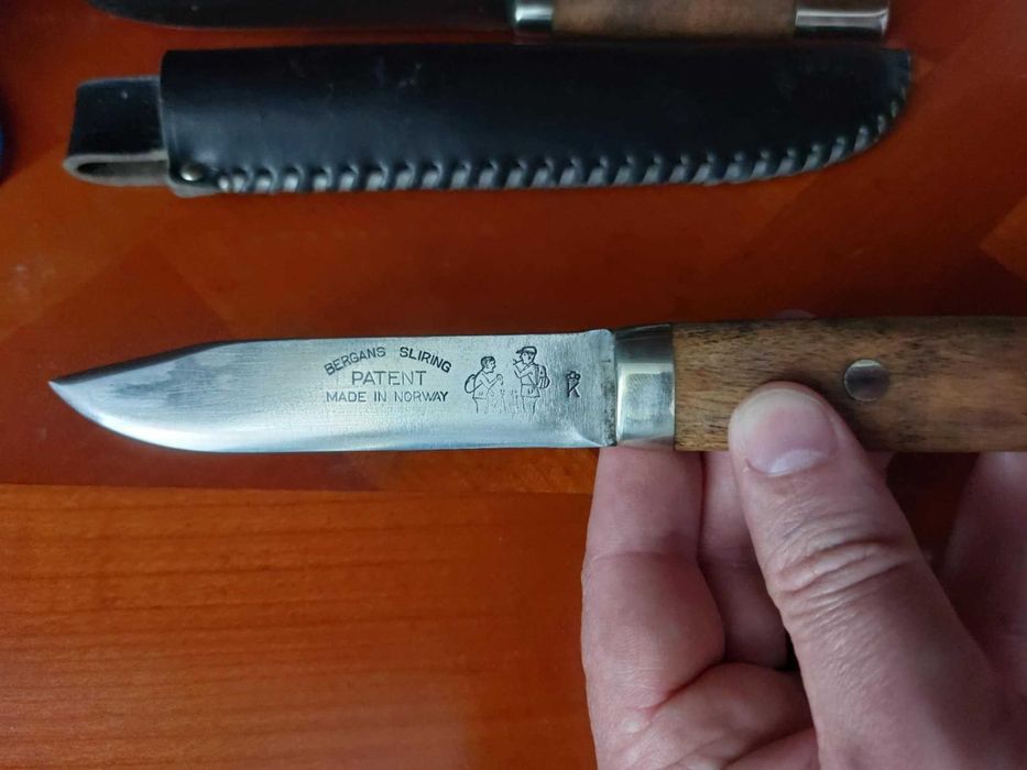 Cutit Vinatoare Vechi ani 1931 Bergans Sliring Norway Rar!