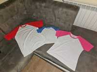Комплект / лот тениски за цялото семейство,мъжка и дамска L,детска 110